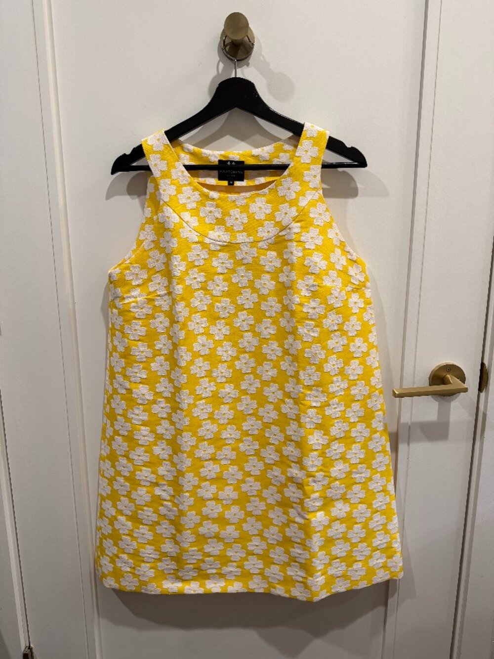 Madderson London Bright Yellow Floral Maternity Dress – Size M